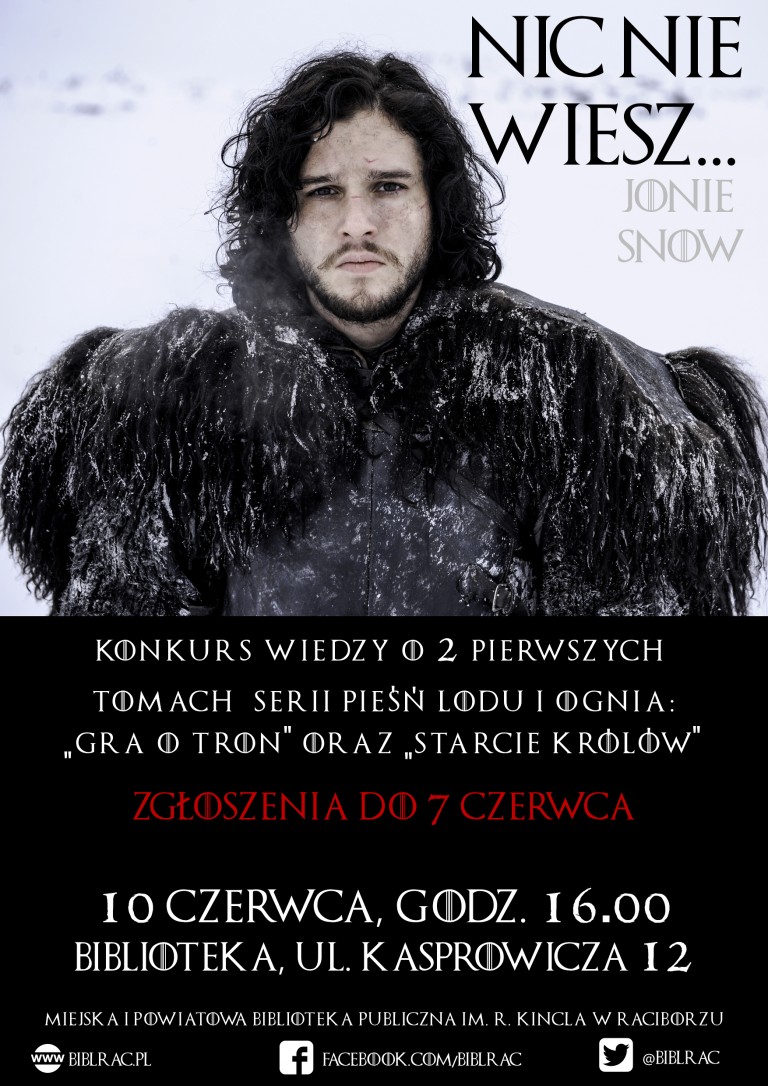 Pieśń lodu i ognia | Śląski Pegaz